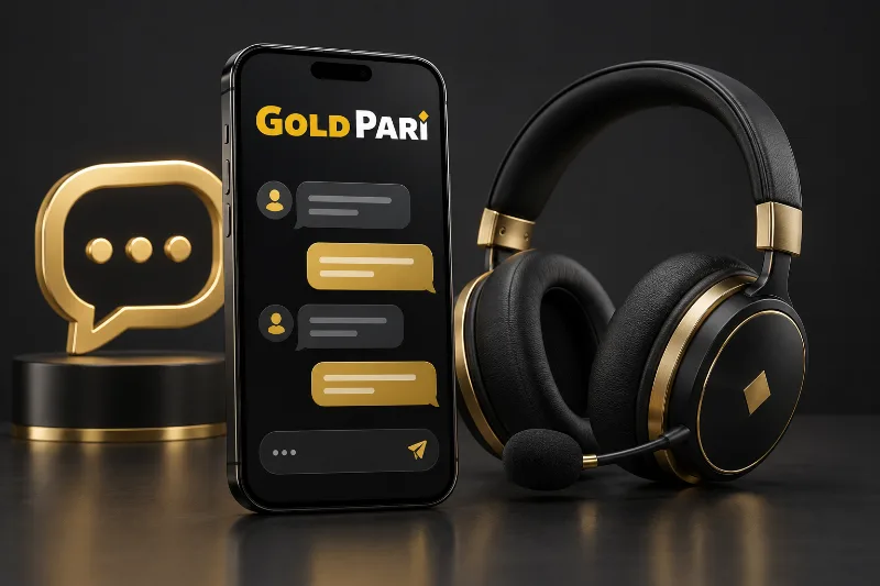 Иллюстрация обращения в поддержку Gold Pari